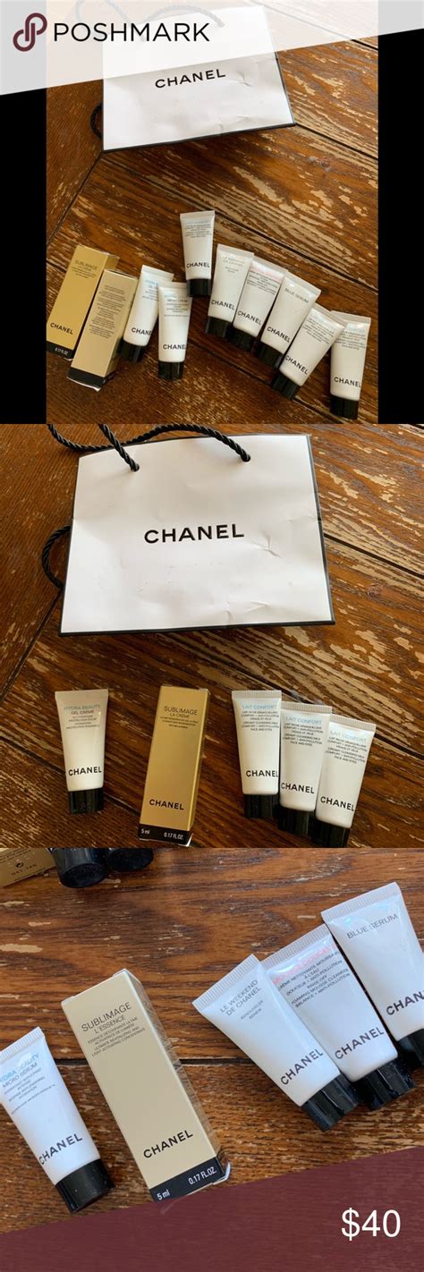 chanel samples box|how much is chanel sample.